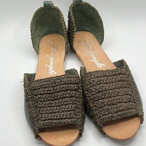 Free People Woven Sandals